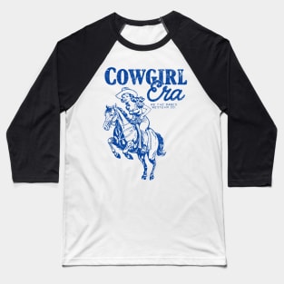 Vintage Retro Funny Cowgirl Era We The Babes Western Co Baseball T-Shirt